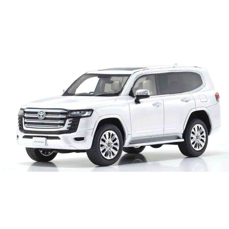 Toyota Land Cruiser ZX White – 1:43 Scale Resin Model Car