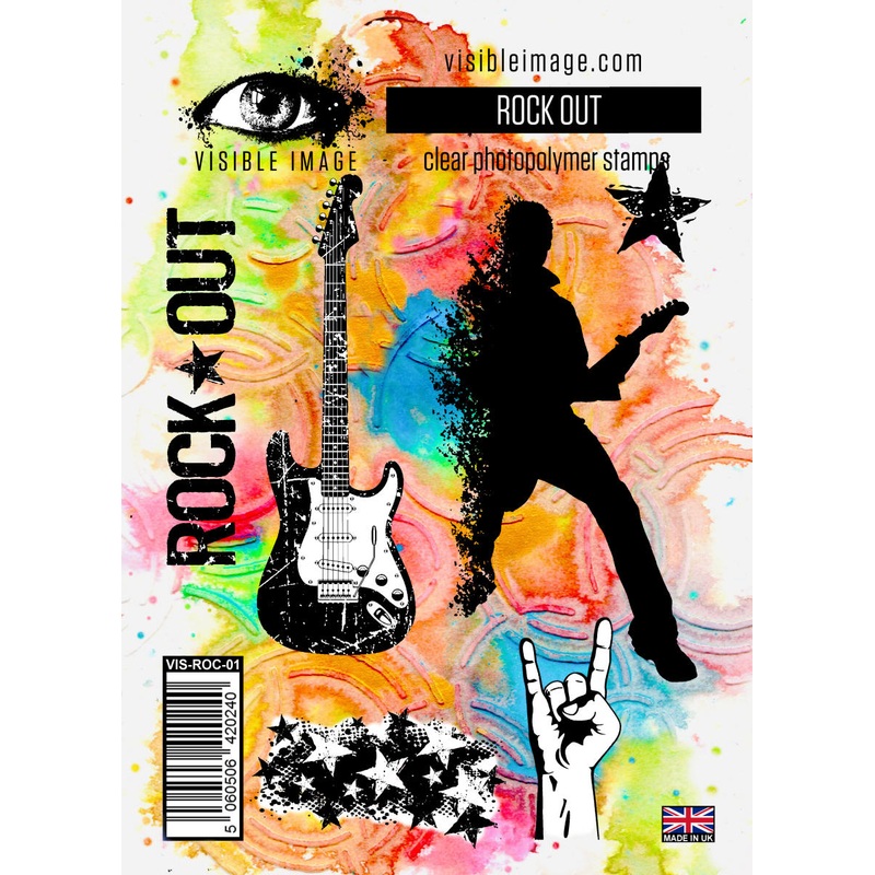 Visible Image Rock Out Stamp Set