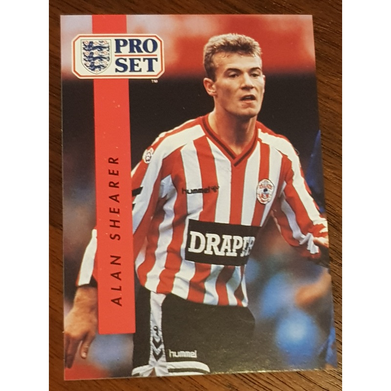 1990 Pro Set Alan Shearer #213 Rookie Card