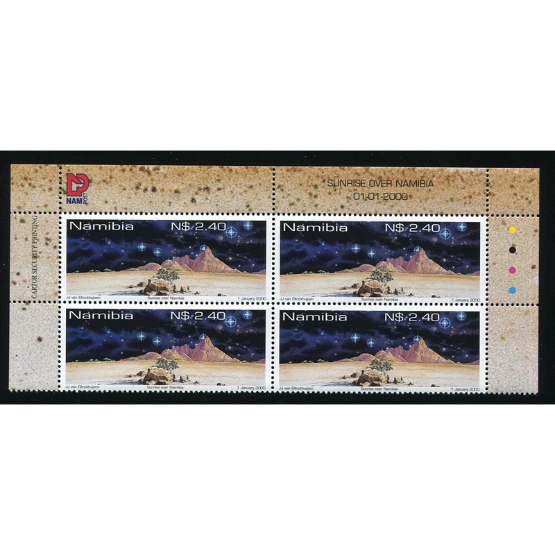 2000 1 January – Sunrise over Namibia