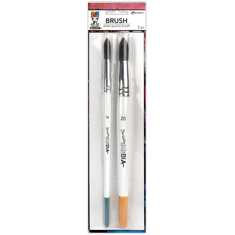 Dina Wakley Media Round Brush Set