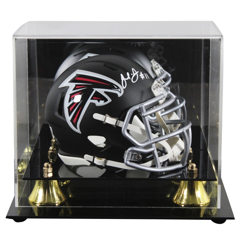 Falcons Julio Jones Authentic Signed Speed Mini Helmet W/ Case BAS Witnessed