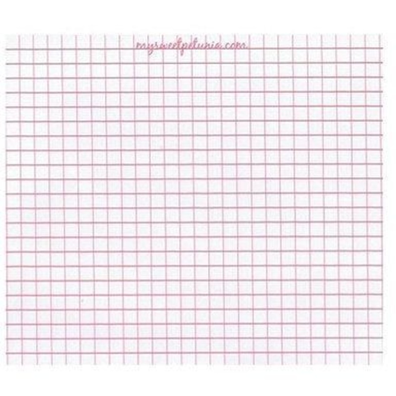 MISTI Mini Grid Paper Pad by My Sweet Petunia