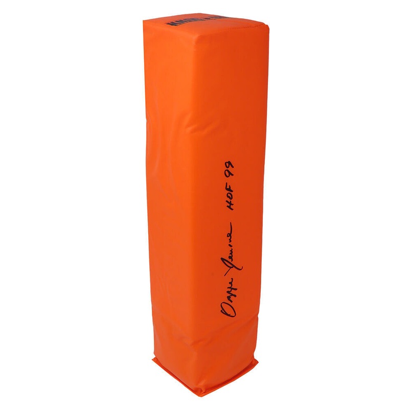 Ozzie Newsome BROWNS Signed Orange Endzone Football Pylon w/HOF’99 – SS COA