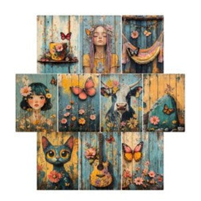 Simply Stated – Project Base Beautiful Hippie Card