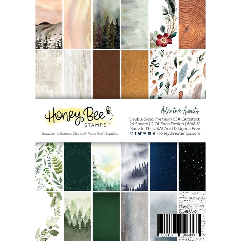 Adventure Awaits Paper Pad 6×8.5 – 24 Double-Sided Sheets