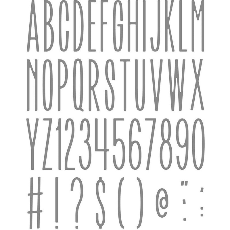 Bee Narrow Uppercase Alpha – Honey Cuts