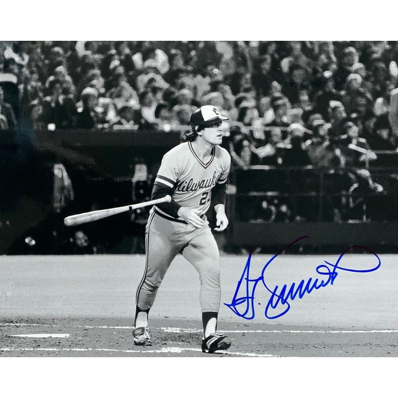 Brewers Hall of Famer TED SIMMONS Signed 8×10 Photo #5 AUTO – Simba