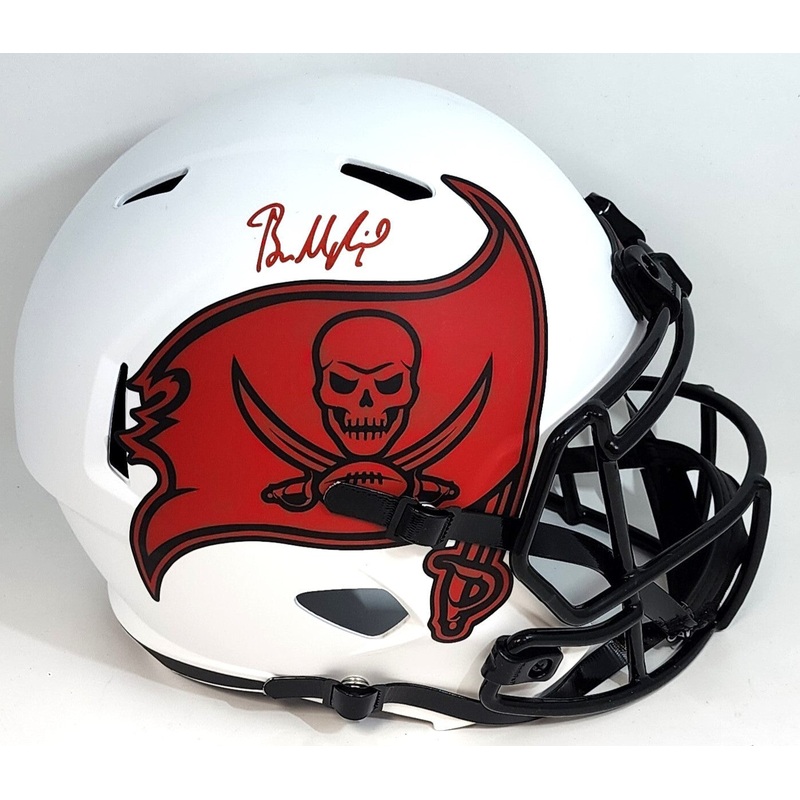 Buccaneers BAKER MAYFIELD Signed Full Size Riddell LUNAR Replica Helmet AUTO BAS