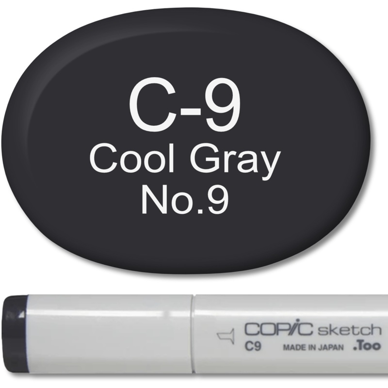 Copic Sketch Marker – C9 Cool Gray 9