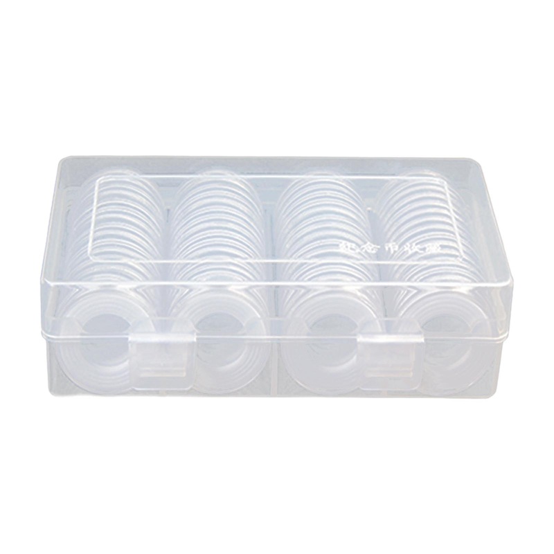 Dollar Coin Holder Coin Holder Collectors Round Collecting Coin Display Protect Gasket Coin Collectors Coin Box Coin Capsules