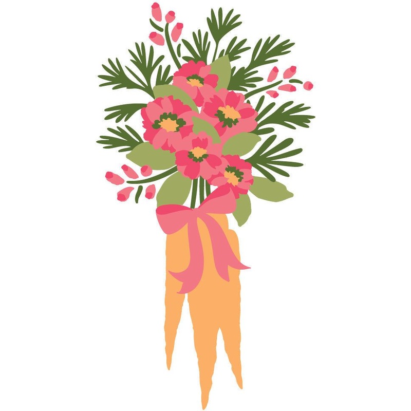 Garden Bouquet – Set of 2 – 6×6 Coordinating Stencils