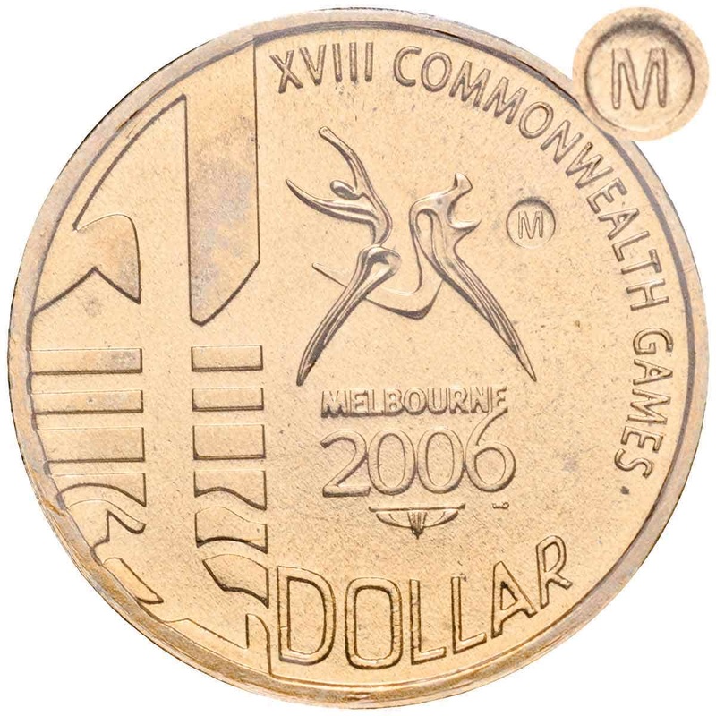 Melbourne Commonwealth Games 2006 $1 Uncirculated Coin
