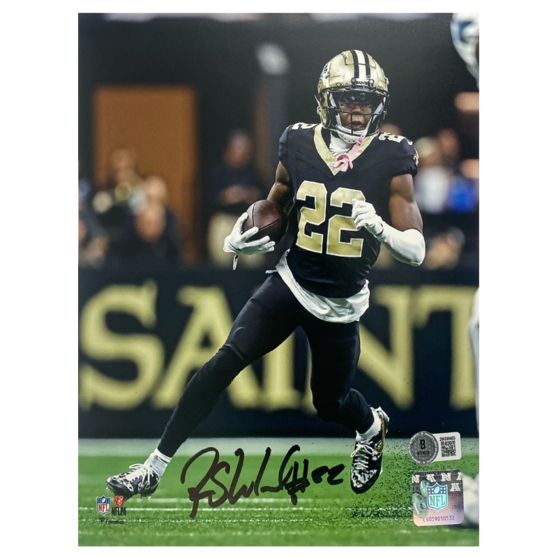 Rashid Shaheed Autographed New Orleans Saints Running 8 x 10 Photo Beckett
