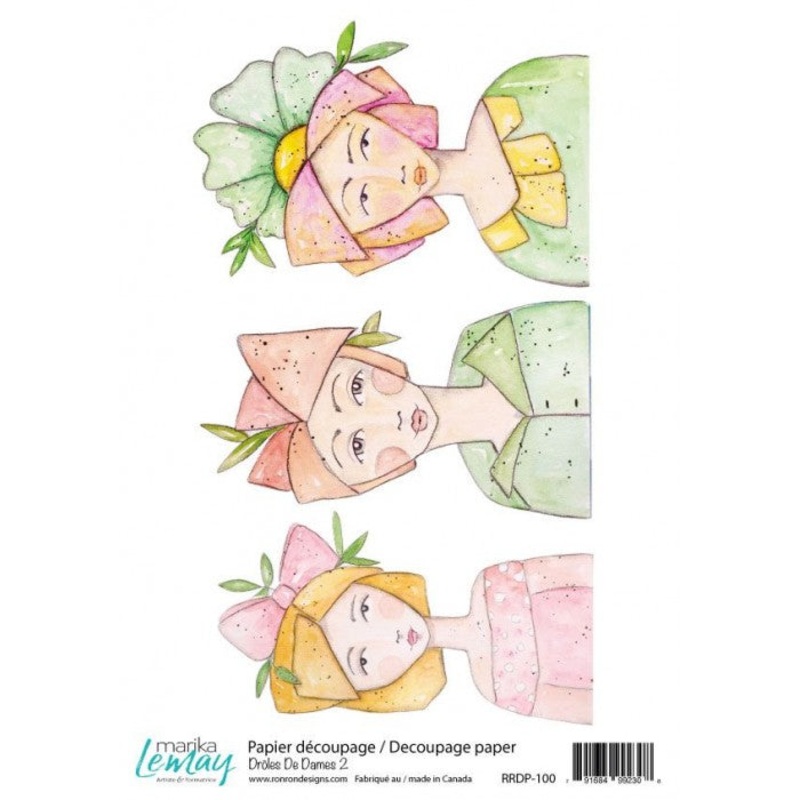 Ronron designs -Papier de riz: Marika Lemay – Drles De Dames 2