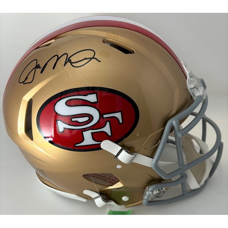 SF 49ers HOF’er JOE MONTANA Signed Full Size Authentic Speed Helmet AUTO – FAN