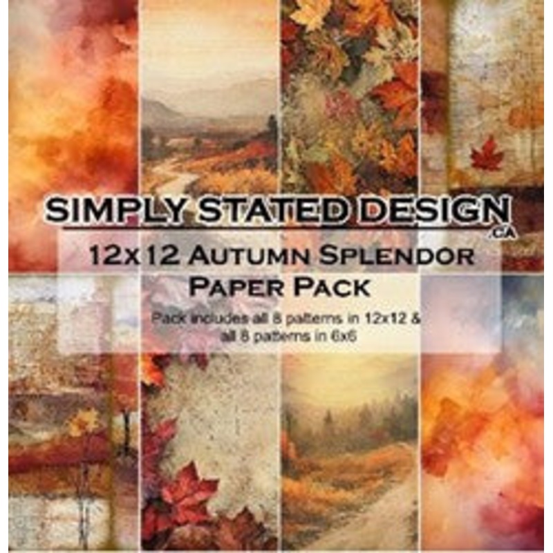 Simply Stated – Autumn Splendor 12×12 Paper Pack