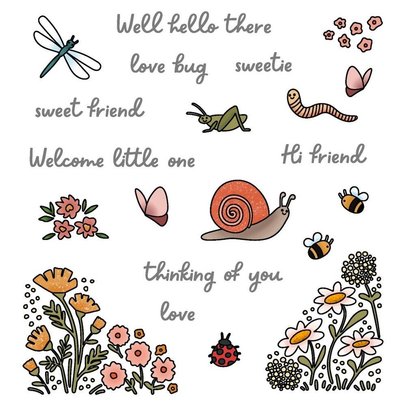 Spring Meadow – 5×6 Stamp Set – RETIRING
