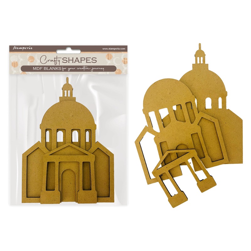 Stamperia Venice City of Art MDF Crafty Shapes Blanks Basilica