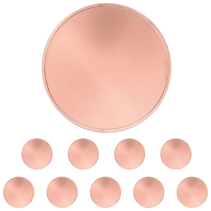 10pcs Blank Challenge Coins Engraving Blanks Coins DIY Crafts Engraving Commemorative Coins