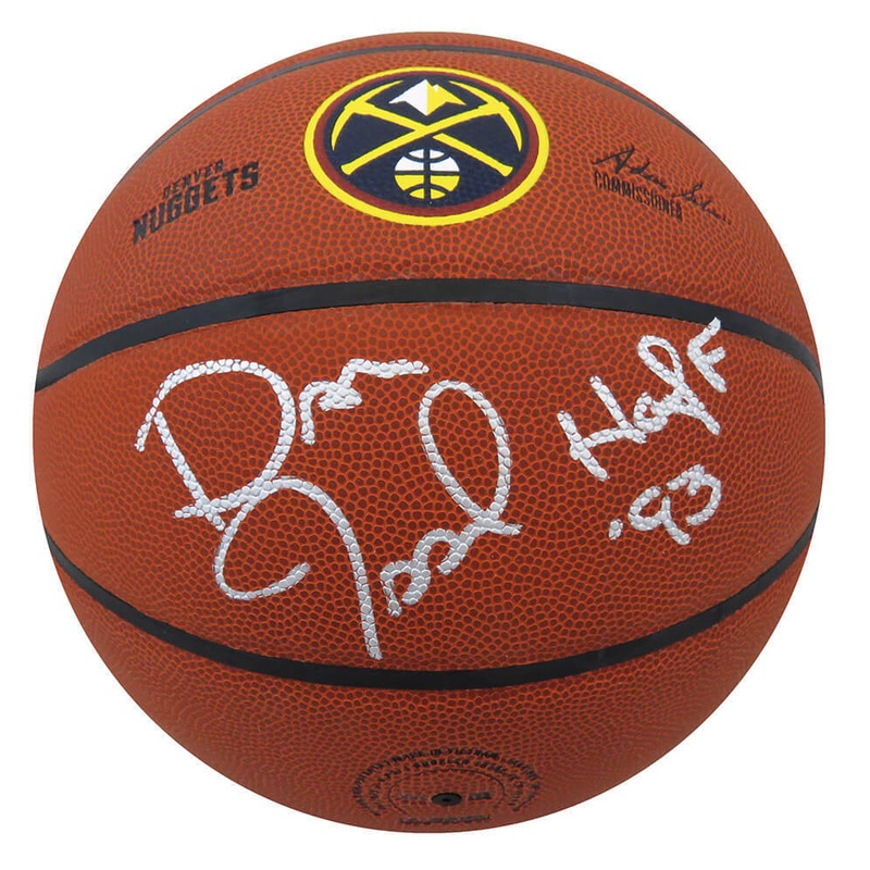 Dan Issel Signed Wilson Denver Nuggets Logo Basketball w/HOF’93 – CSS LIVE