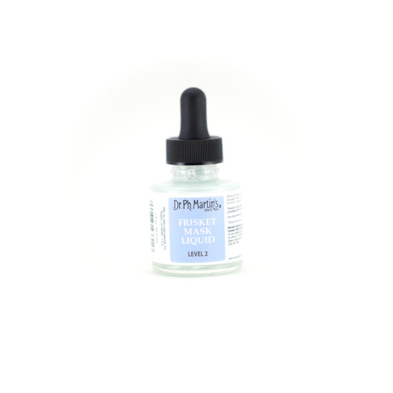 Dr. Ph. Martin’s – Frisket Mask Liquid, 1oz – Level 2 (For Paper)