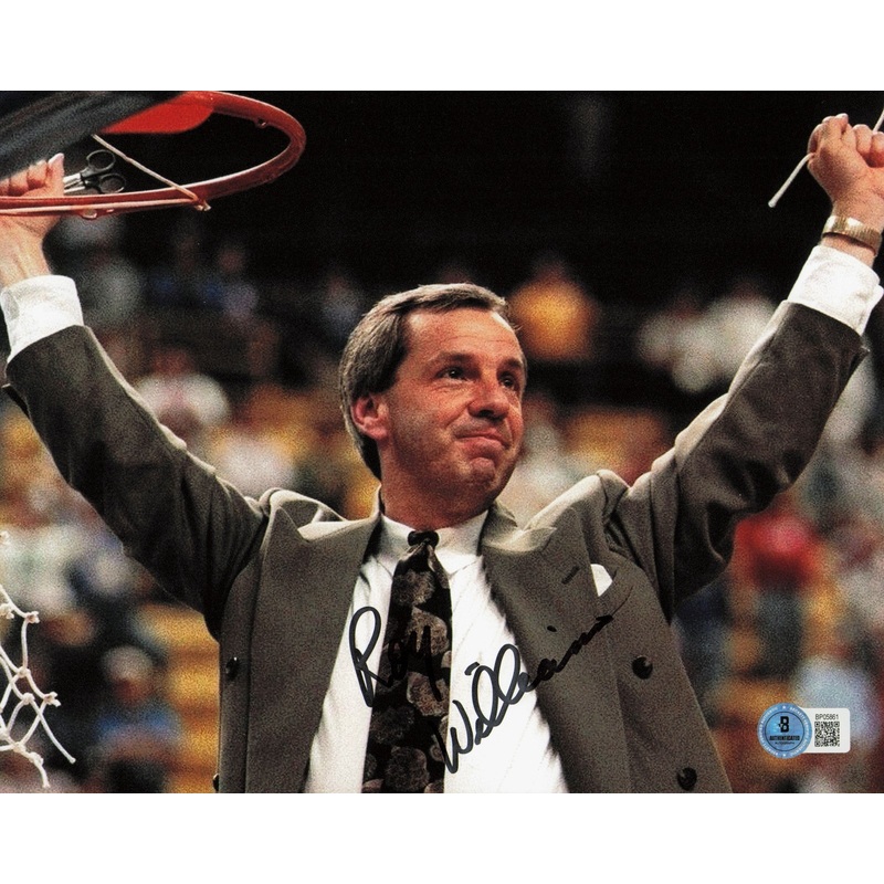 Roy Williams Autographed 8×10 Photo North Carolina Tarheels Beckett QR #BP05861