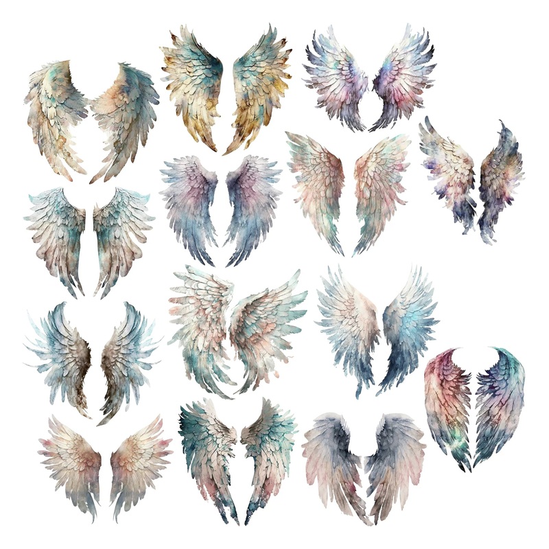 Simply Stated – Angel Wings Ephemera Pack