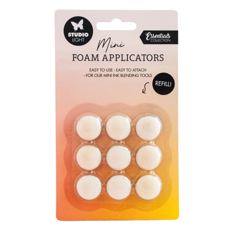 Studio Light Ink Blending Tool Replacement Foam Pads 20mm Essential Tools 125x205x19mm 9 PC nr.04