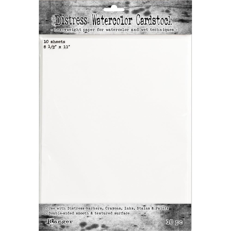 Tim Holtz Distress Watercolor Cardstock 10/Pkg 8.5X11