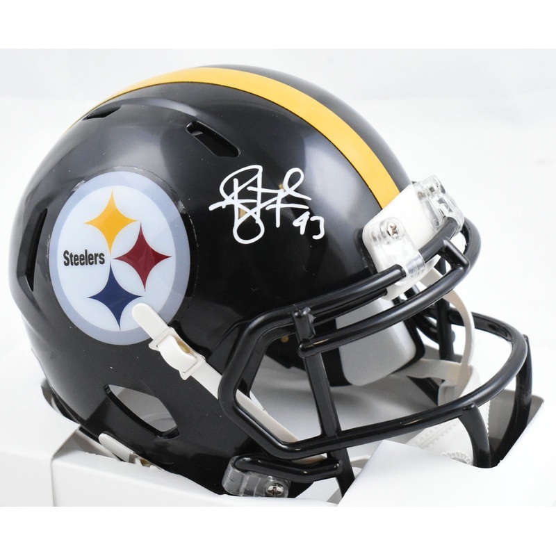 Troy Polamalu Autographed Pittsburgh Steelers Speed Mini Helmet – Beckett W Holo