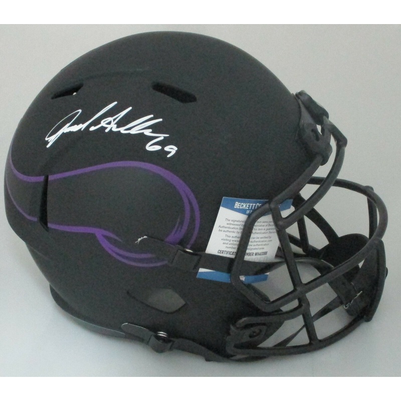 Vikings JARED ALLEN Signed Riddell Full Size ECLIPSE Replica Helmet – Beckett