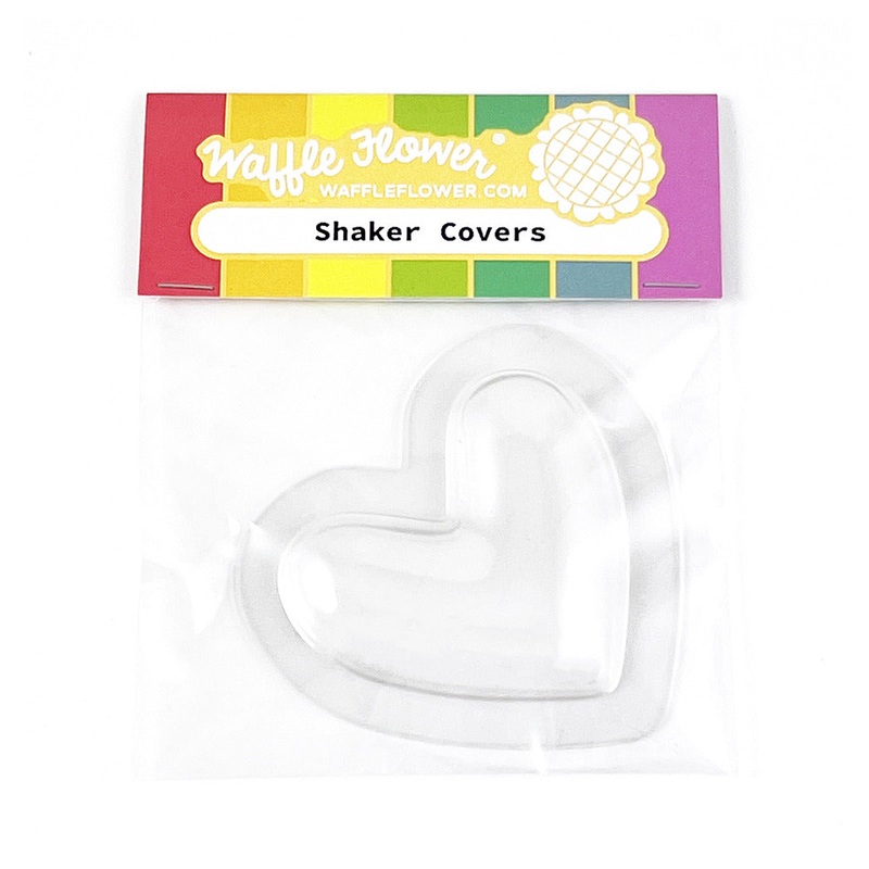 Waffle Flower Shaker Cover, Puffy Heart