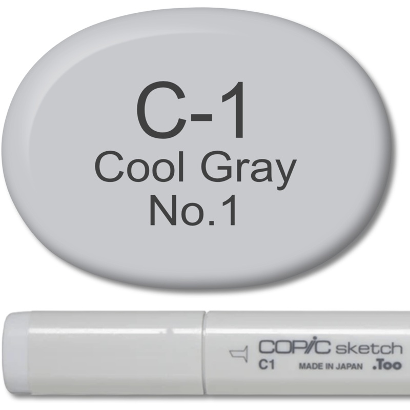 Copic Sketch Marker – C1 Cool Gray 1