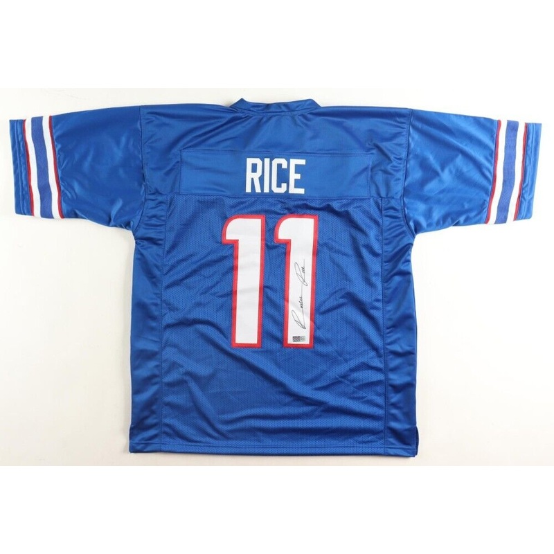 Rashee Rice Signed SMU Mustangs Jersey (Players Ink) Kansas City Chief Receiver