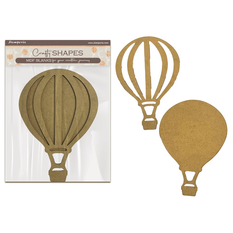 Stamperia Timeless MDF Crafty Shapes Blanks Air Balloon