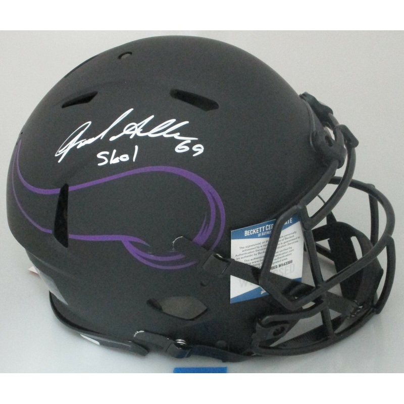 Vikings JARED ALLEN Signed Riddell Full Size ECLIPSE Authentic Helmet – Beckett