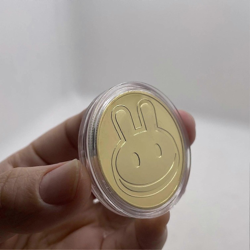 10Pcs/Set Digital Cryptocurrency Chainlink Pancakeswap Commemorative Coin Crypto SOLRNR Stellar Lumen Polkadot Metal Collectible