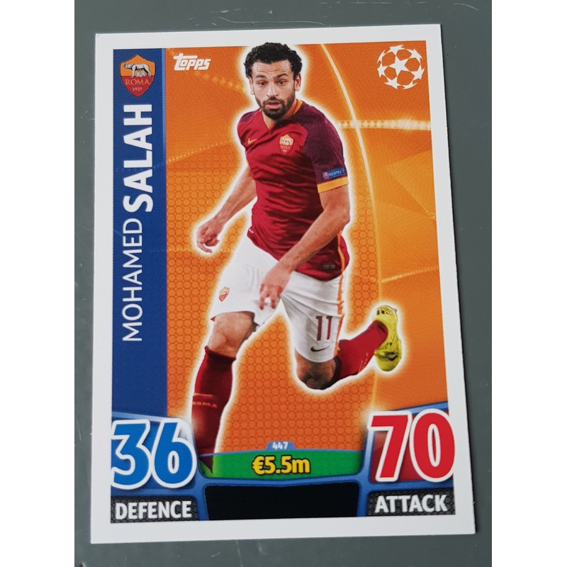 2015-16 Topps Match Attax Mohamed Salah #447 Trading Card