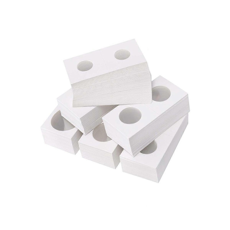 300pcs Coin Holders Cover Case Storage Protective Money Penny Storage Case Stamp Coin Paper Clip Collecting (17.5mm + 20.5mm + 23mm + 25mm + 26.5mm +