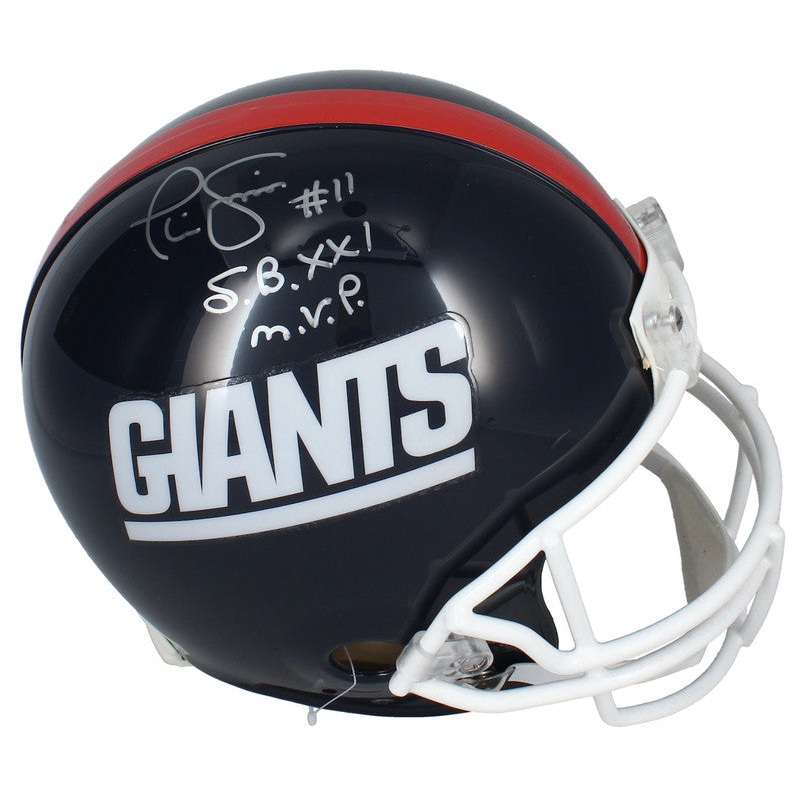 Phil Simms Autographed SB XXL MVP Giants Authentic Proline Helmet Fanatics