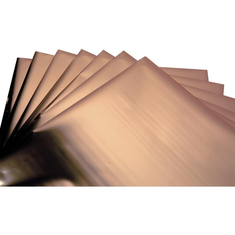 Sizzix Effectz Decorative Foil Sheets 6X6 10/Pkg Rose Gold