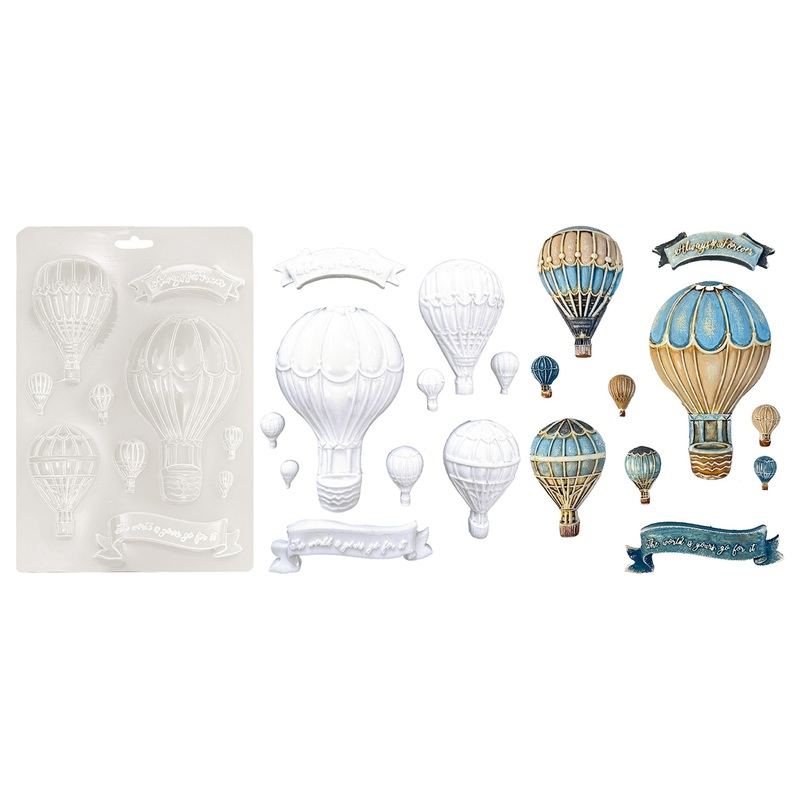 Stamperia Timeless A5 Soft Mould Balloons