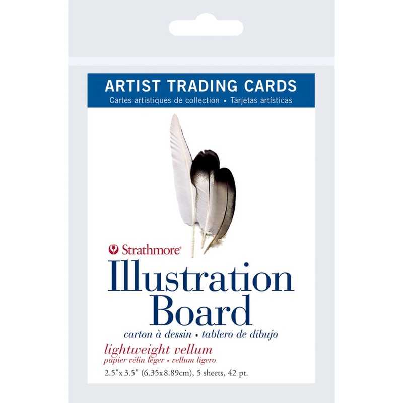 Strathmore Artist Trading Cards 2.5X3.5 5/Pkg Illustration Board Vellum