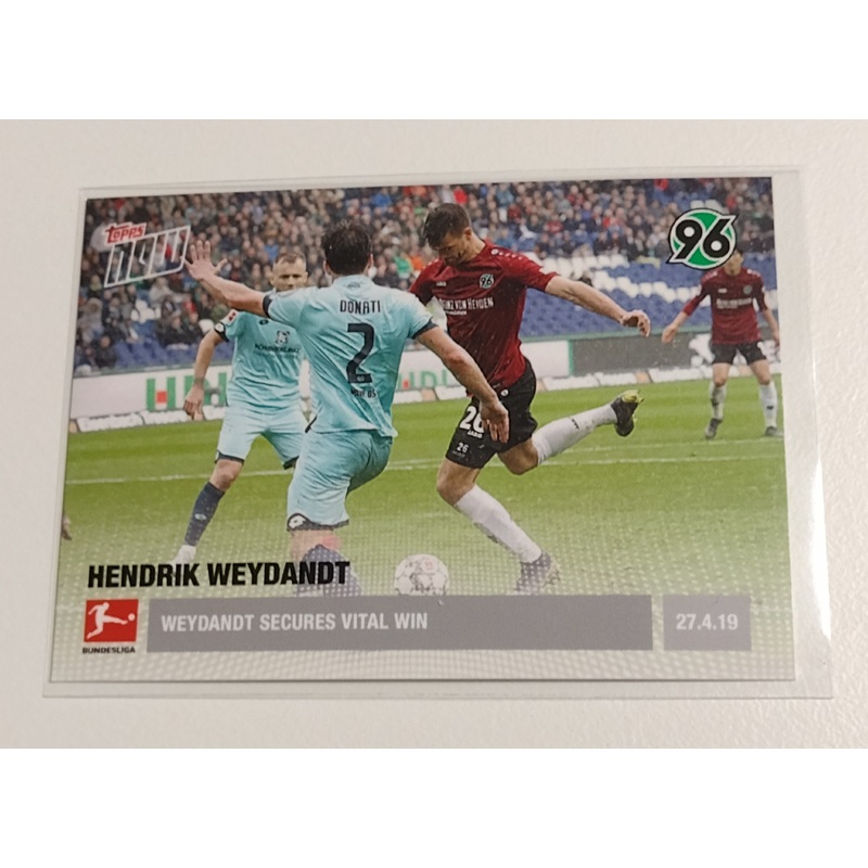 2018-19 Topps Now Bundesliga #113 Hendrik Weydandt Trading Card