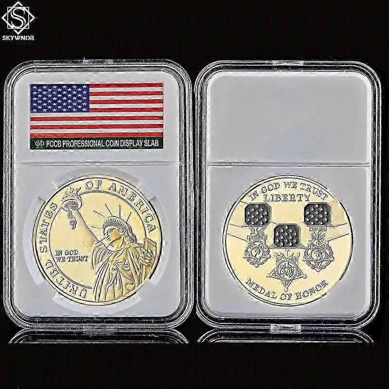 2025 USA Lady Liberty Gold Coin In God We Trust Medal of Honor Commemorative Coin W/ PCCB Protection