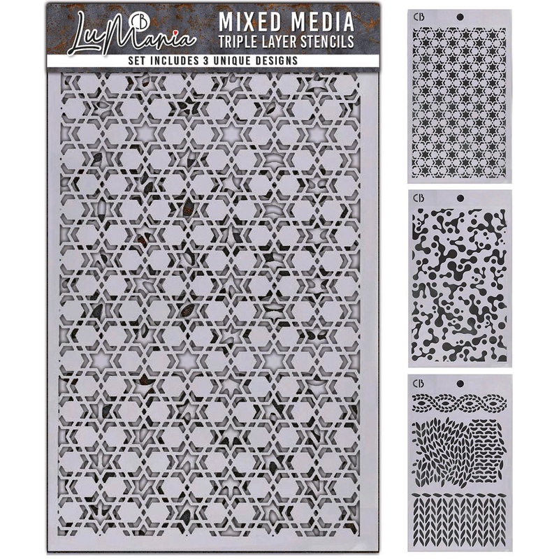 Ciao Bella Stencil Mix Triple Layer Set #001