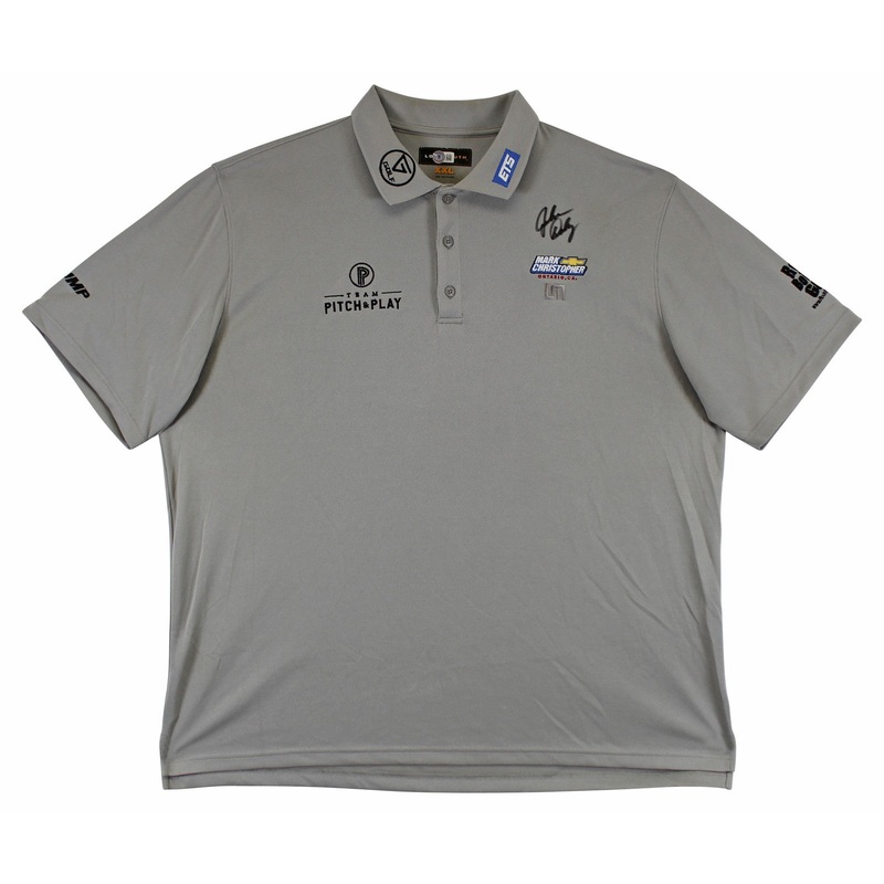 John Daly Authentic Signed Match Worn Grey Loudmouth Shirt BAS #BK84748