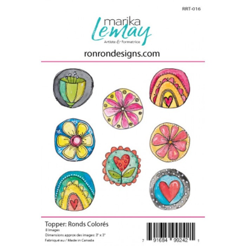 Ronron designs -Topper:  Marika Lemay – Ronds Colors