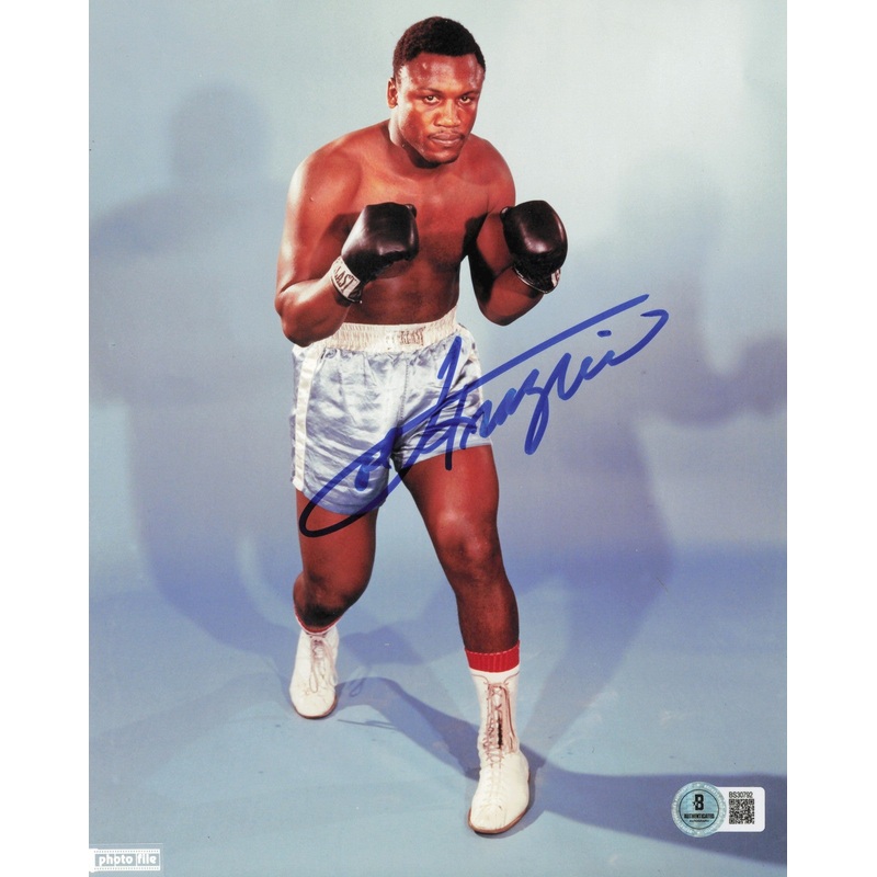 Smokin Joe Frazier Autographed Signed 8×10 Photo Beckett BAS QR #BS30792